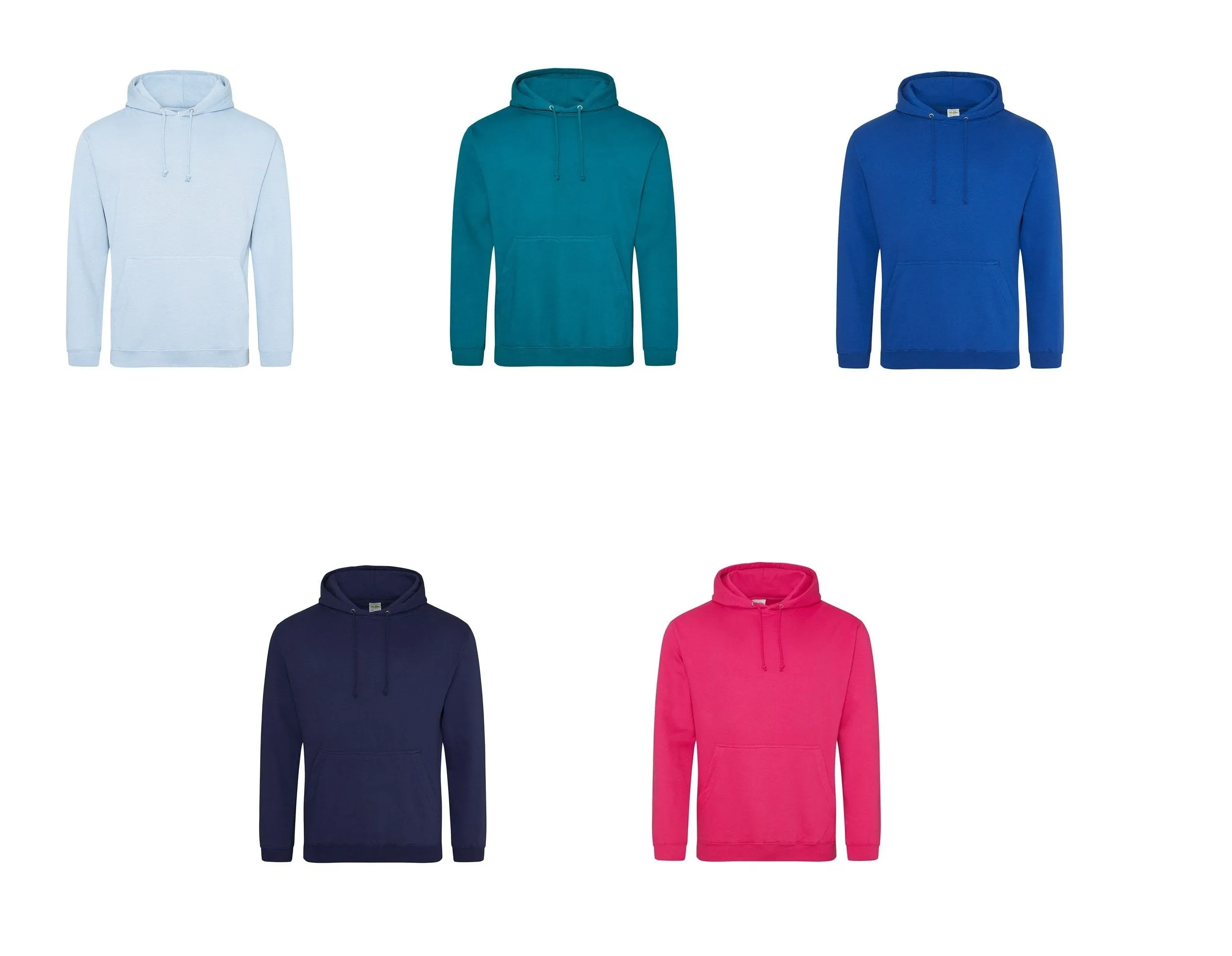 Kids AWDis JH001B long sleeve college hoodie sweatshirt age 9-11, 12-13
