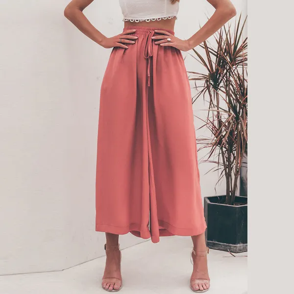 Lacey Relaxed Wide-Leg Pant