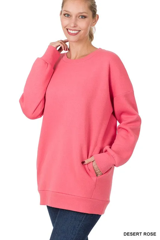 Long Sleeve Round Neck Cozy Sweater