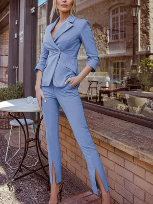 Luna Classic Women's Pants Blazer Suit
