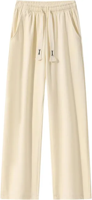 Mens Sweatpants Big and Tall Relaxed Fit Stretch Waist Joggers Plus Size Straight Wide Leg Drawstring Casual Baggy Trousers