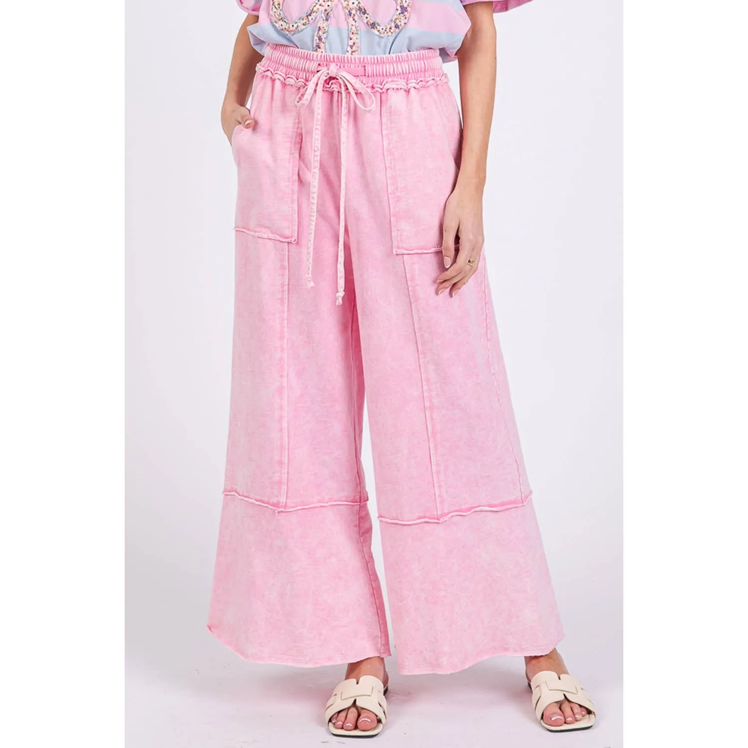 Mineral Washed Terry Pants