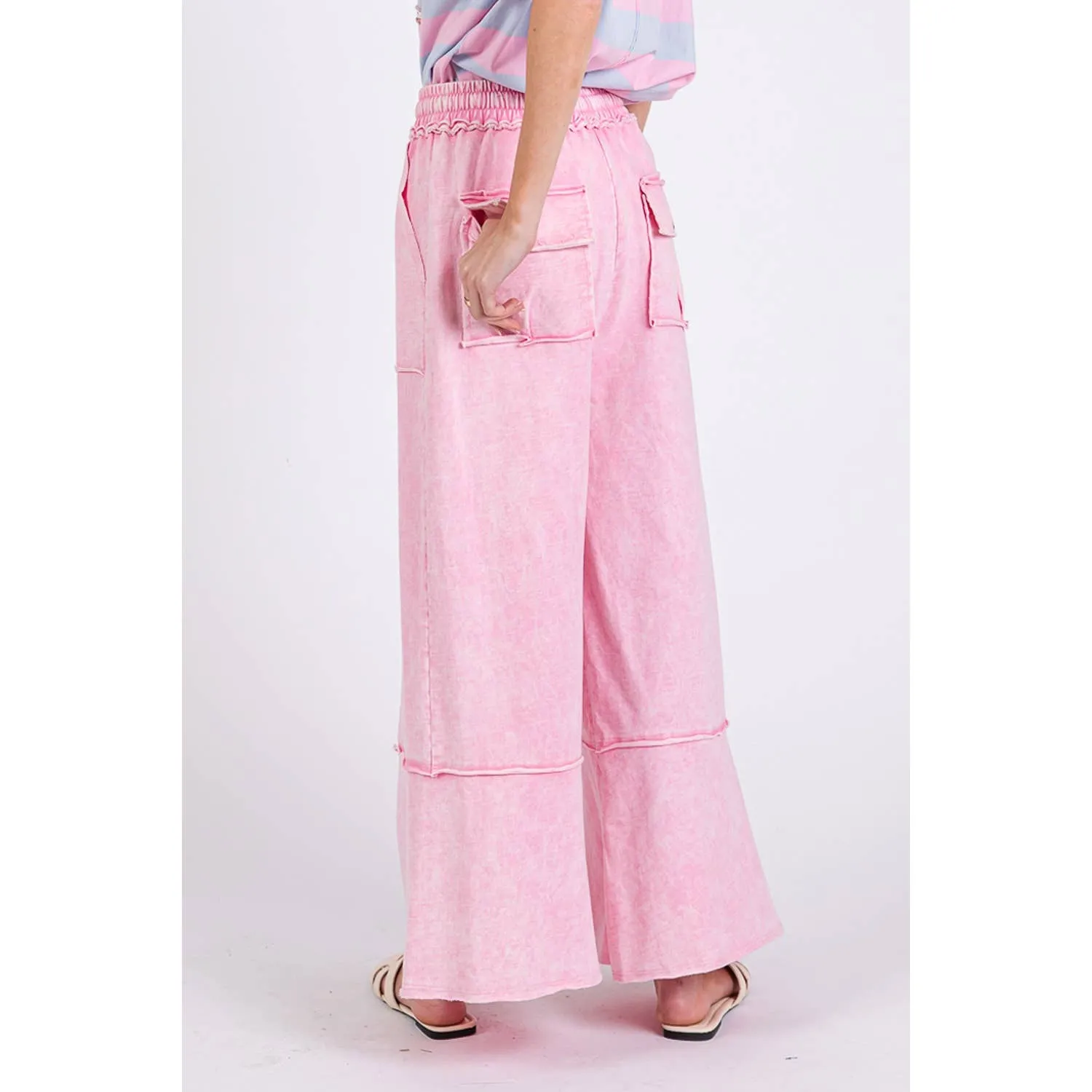 Mineral Washed Terry Pants