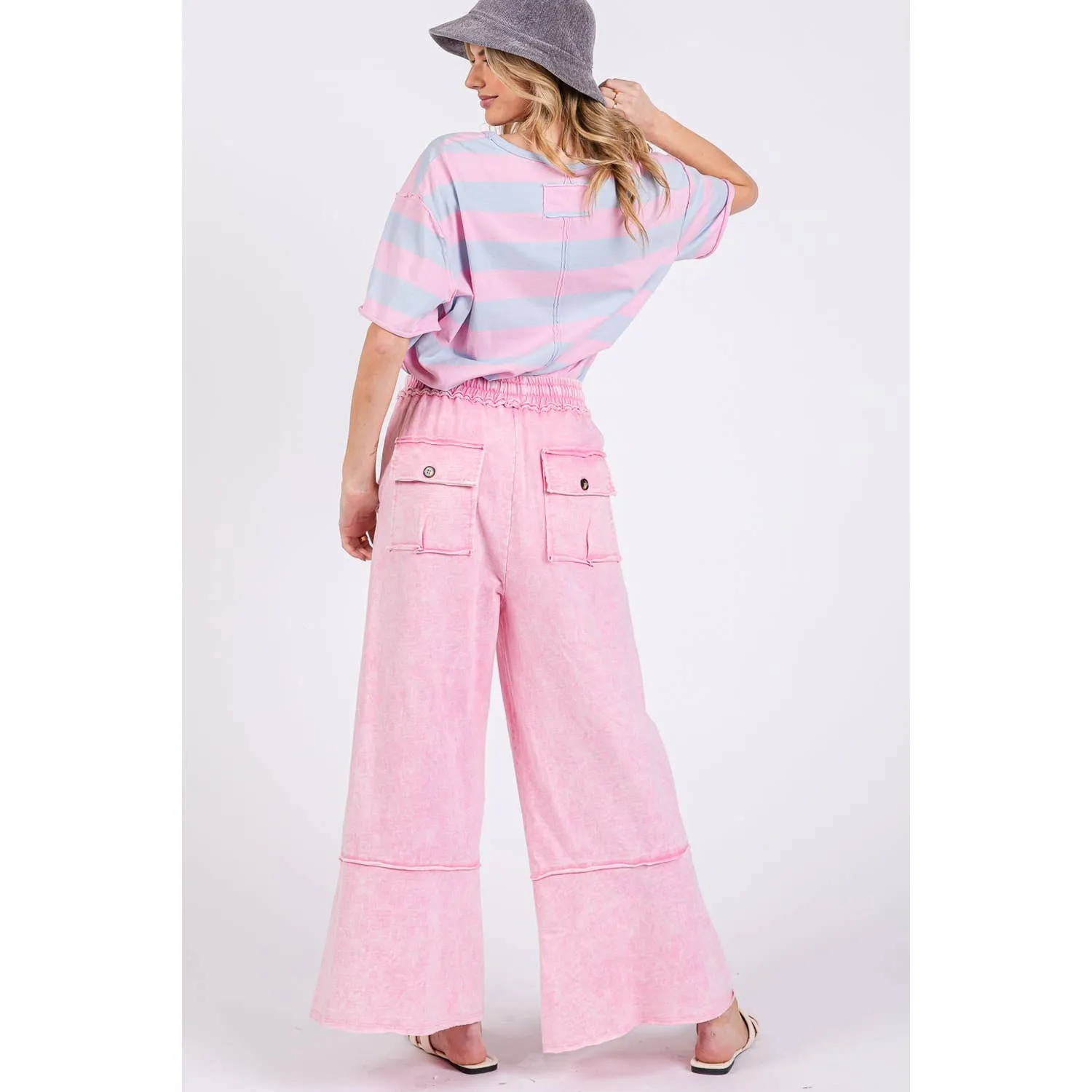 Mineral Washed Terry Pants