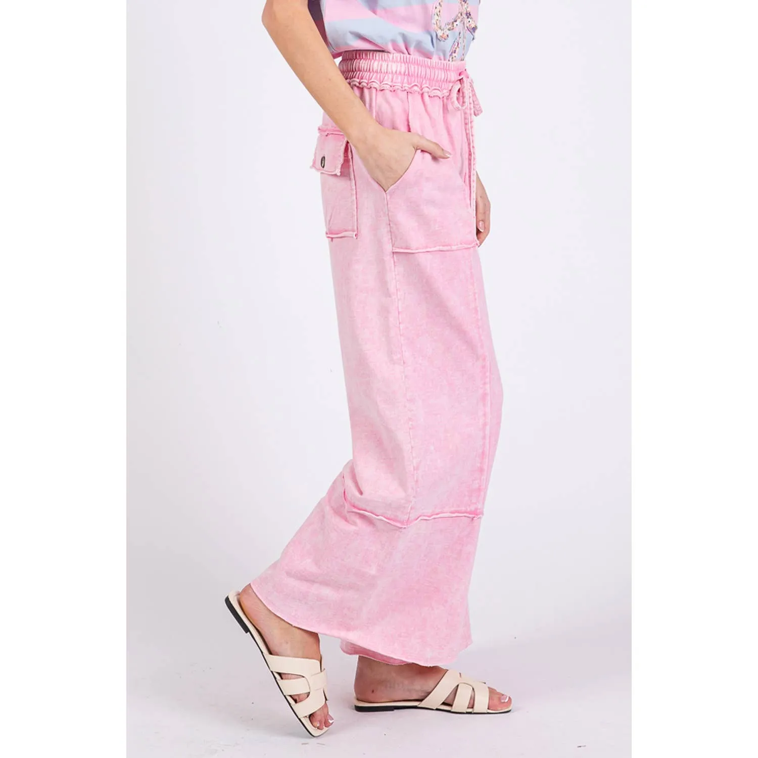 Mineral Washed Terry Pants