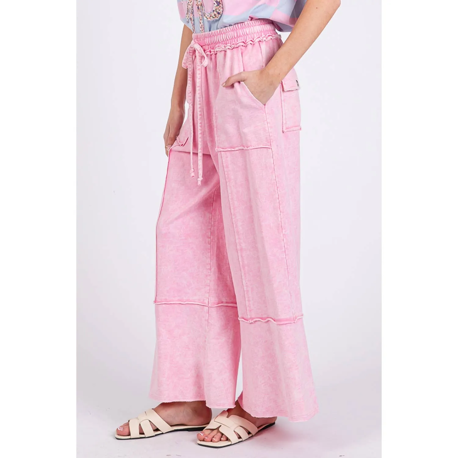 Mineral Washed Terry Pants