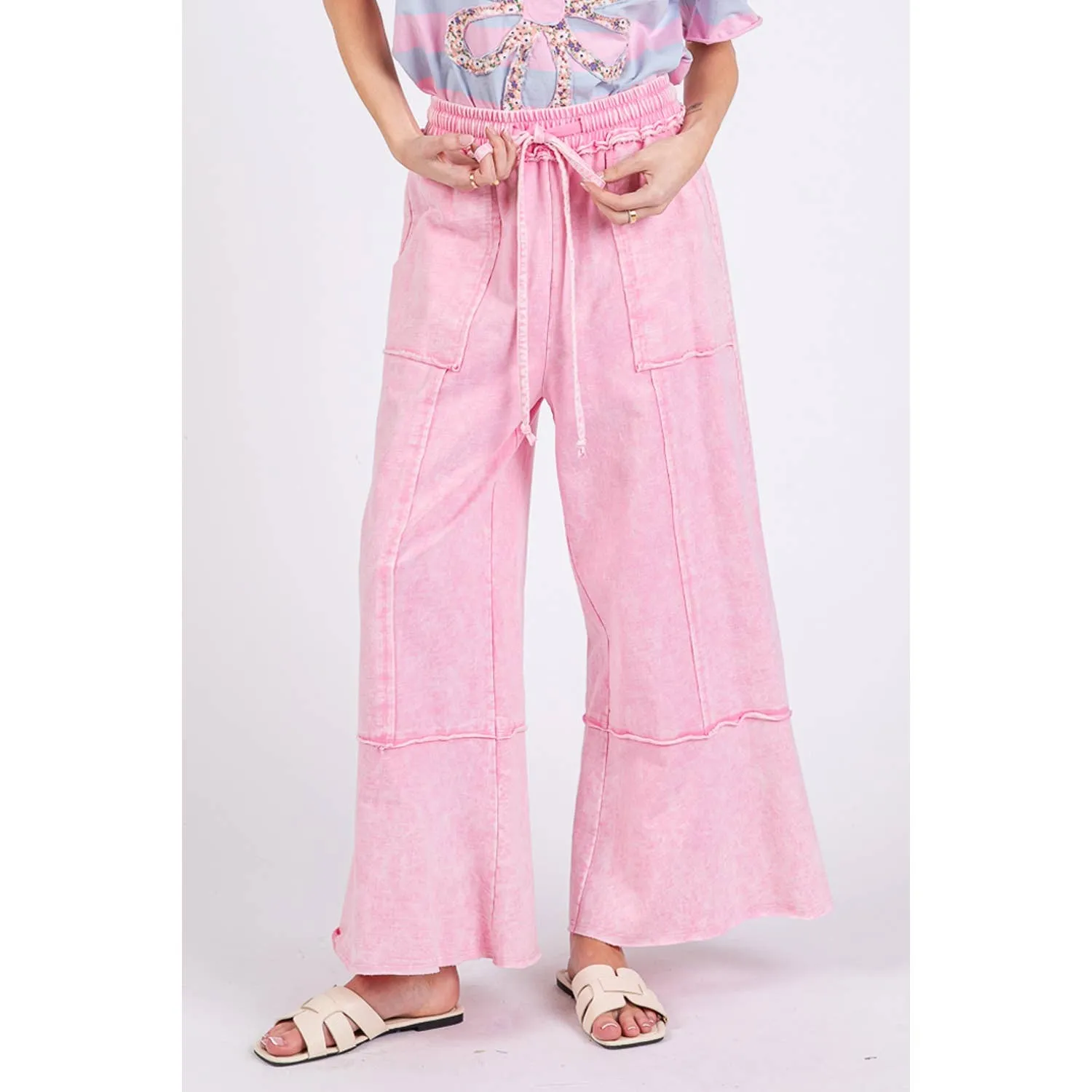 Mineral Washed Terry Pants
