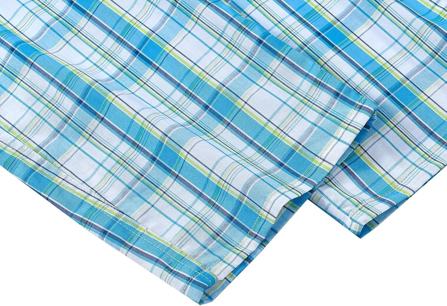 MoFiz Men's Pajama Bottom Pants Sleepwear Lounging Relaxed House PJS Pants with Drawstring Button Fly 3-Pack