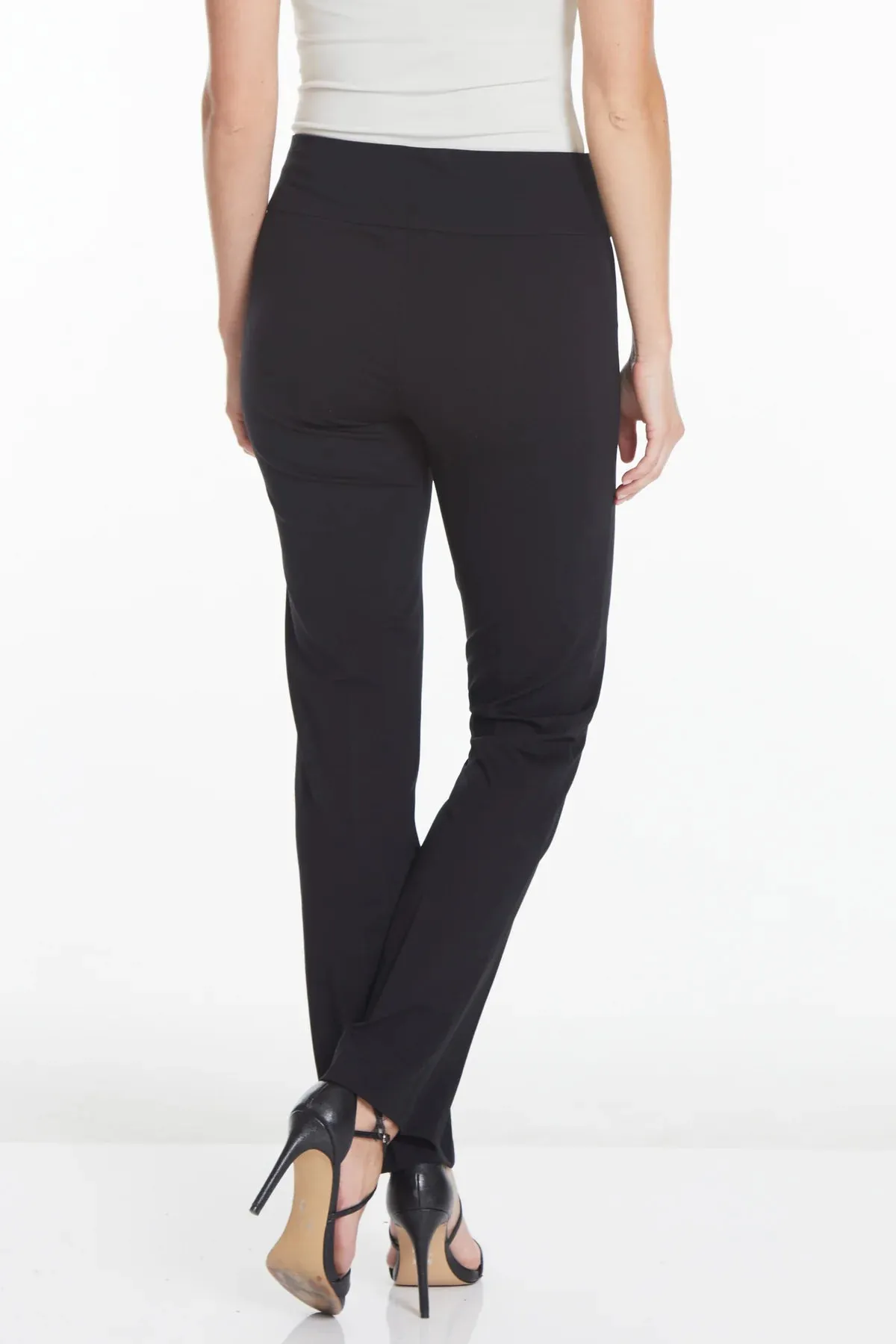 Multiples: Slim-Sation Relaxed Leg Pant Black
