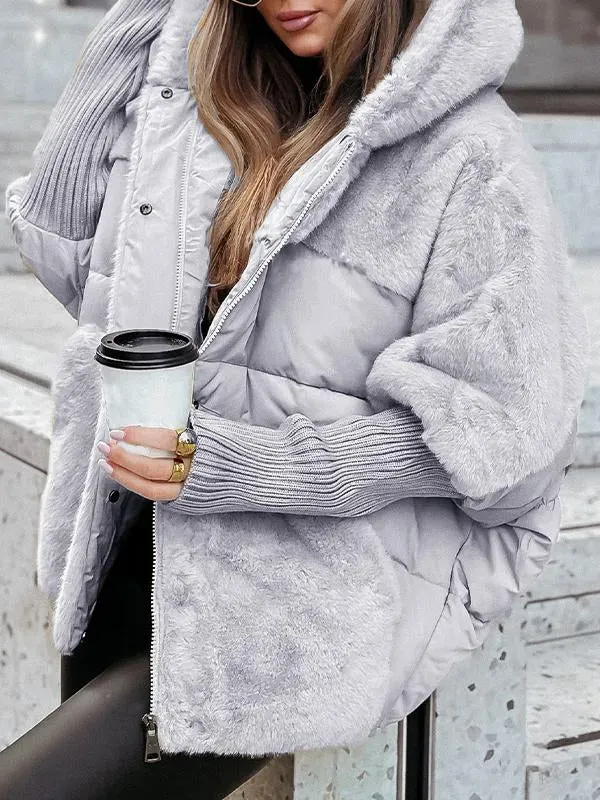 Natalie | Stylish Faux Fur Puffer Coat