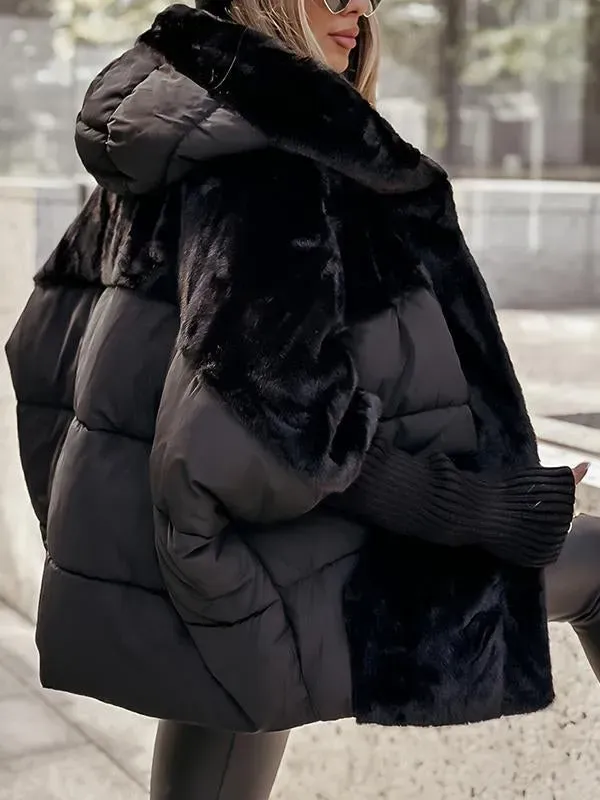 Natalie | Stylish Faux Fur Puffer Coat