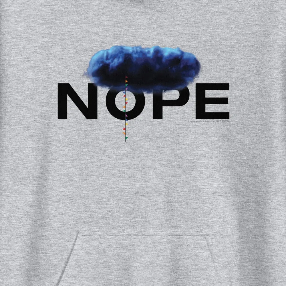 NOPE Blue Cloud Logo Hoodie