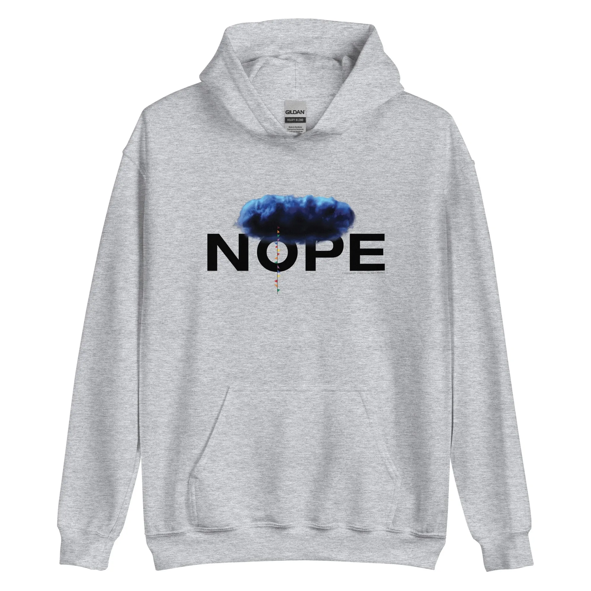 NOPE Blue Cloud Logo Hoodie