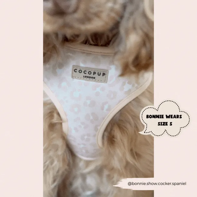Nude Chic Leopard Adjustable Neck Harness