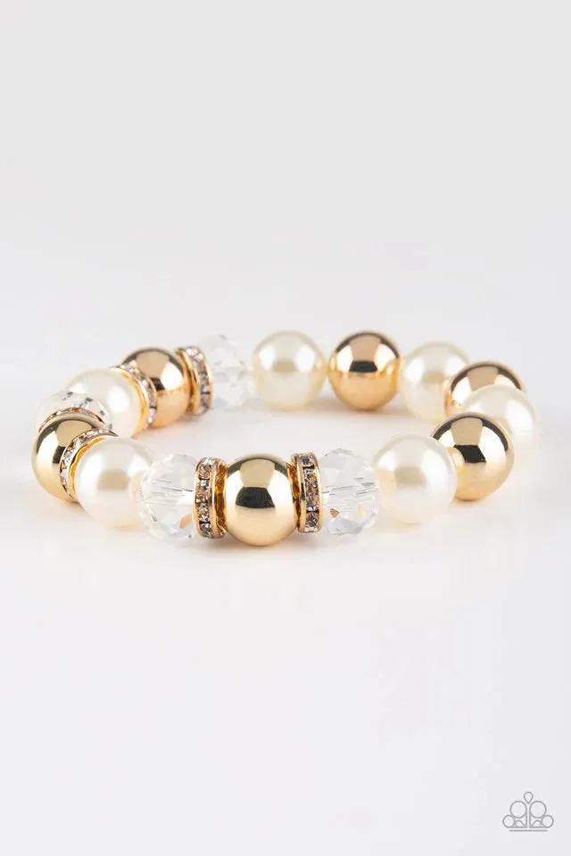 Paparazzi Bracelet ~ Camera Chic - White
