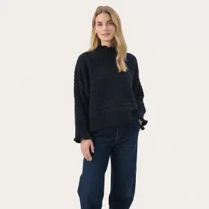 Part Two PompeiaPW Pullover In Dark Navy
