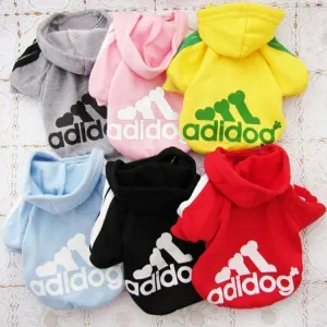 Pet / Dog Super soft Adidog Hoodie Sweatshirt