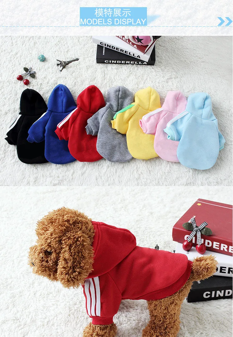 Pet / Dog Super soft Adidog Hoodie Sweatshirt