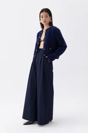 Pleated Wide Leg Pants
