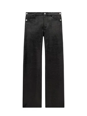 Sailor Vinyl Baggy Pants (Black)