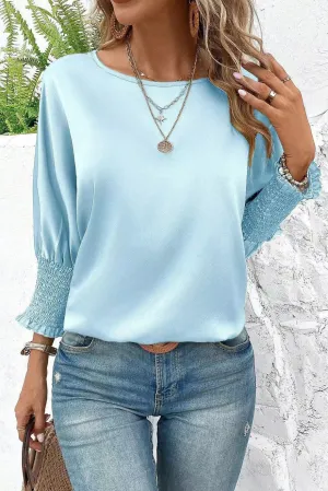 smock sleeve blouse