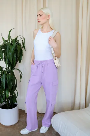 Sustainable Relaxed Cargo Straight Cut Sweatpants