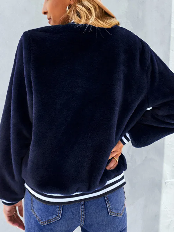 TastyHottie - Women's Warm Fleece Long Sleeve Zip Jacket
