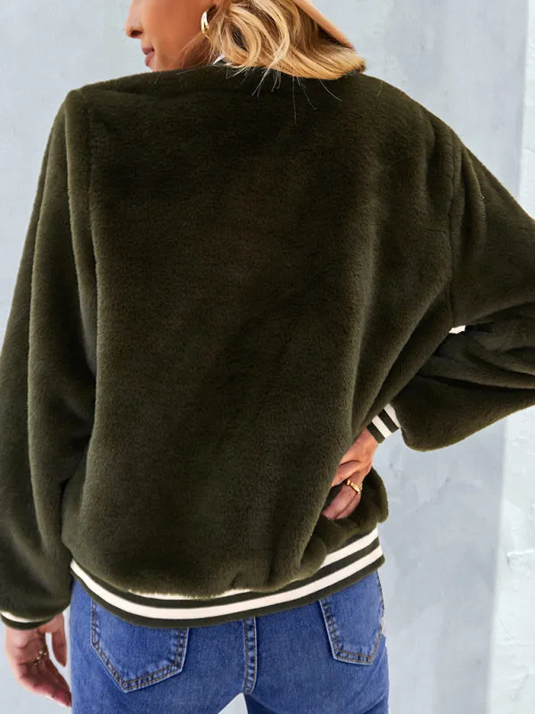 TastyHottie - Women's Warm Fleece Long Sleeve Zip Jacket