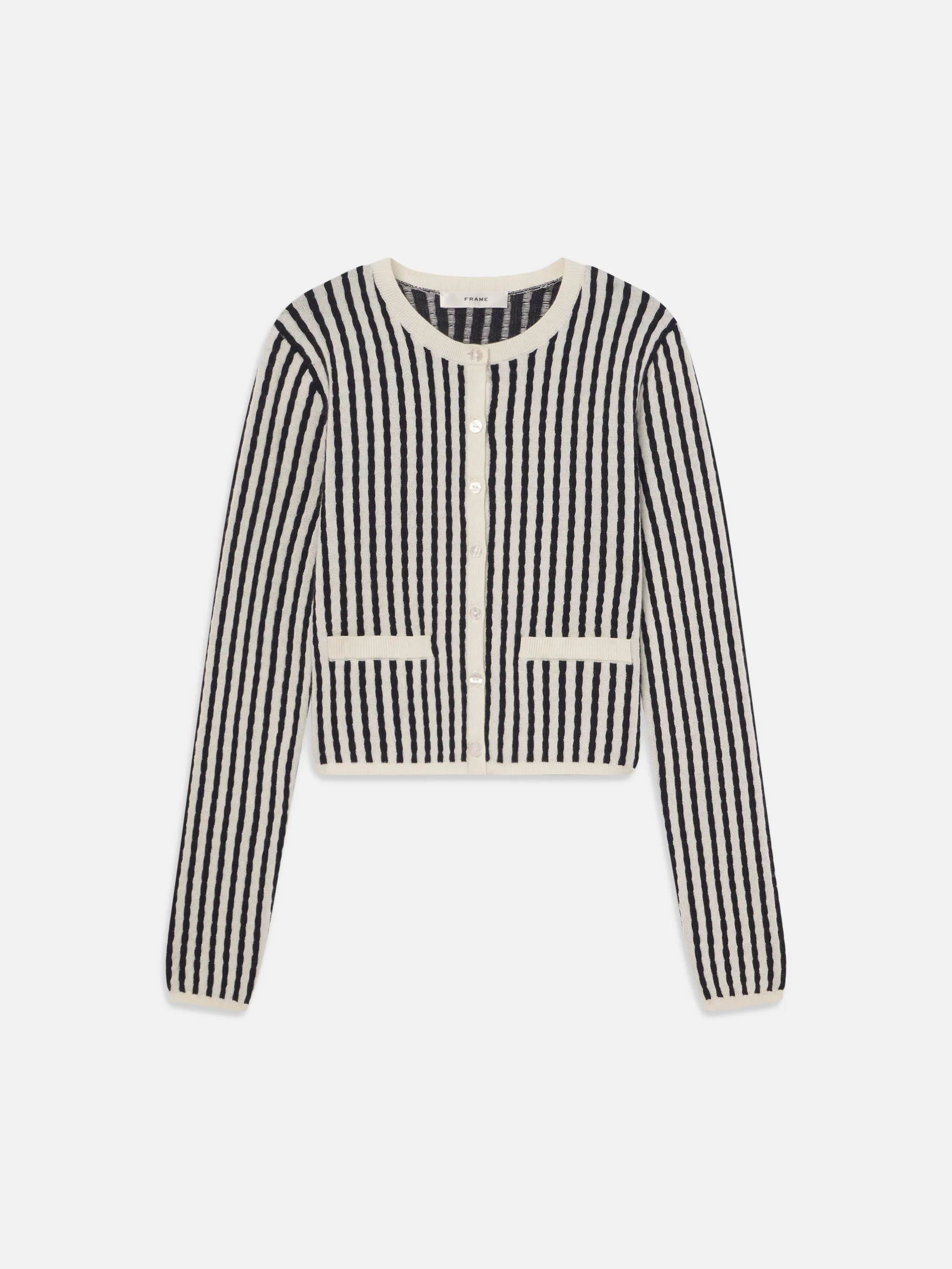 The Cable Cardi -- Navy Multi