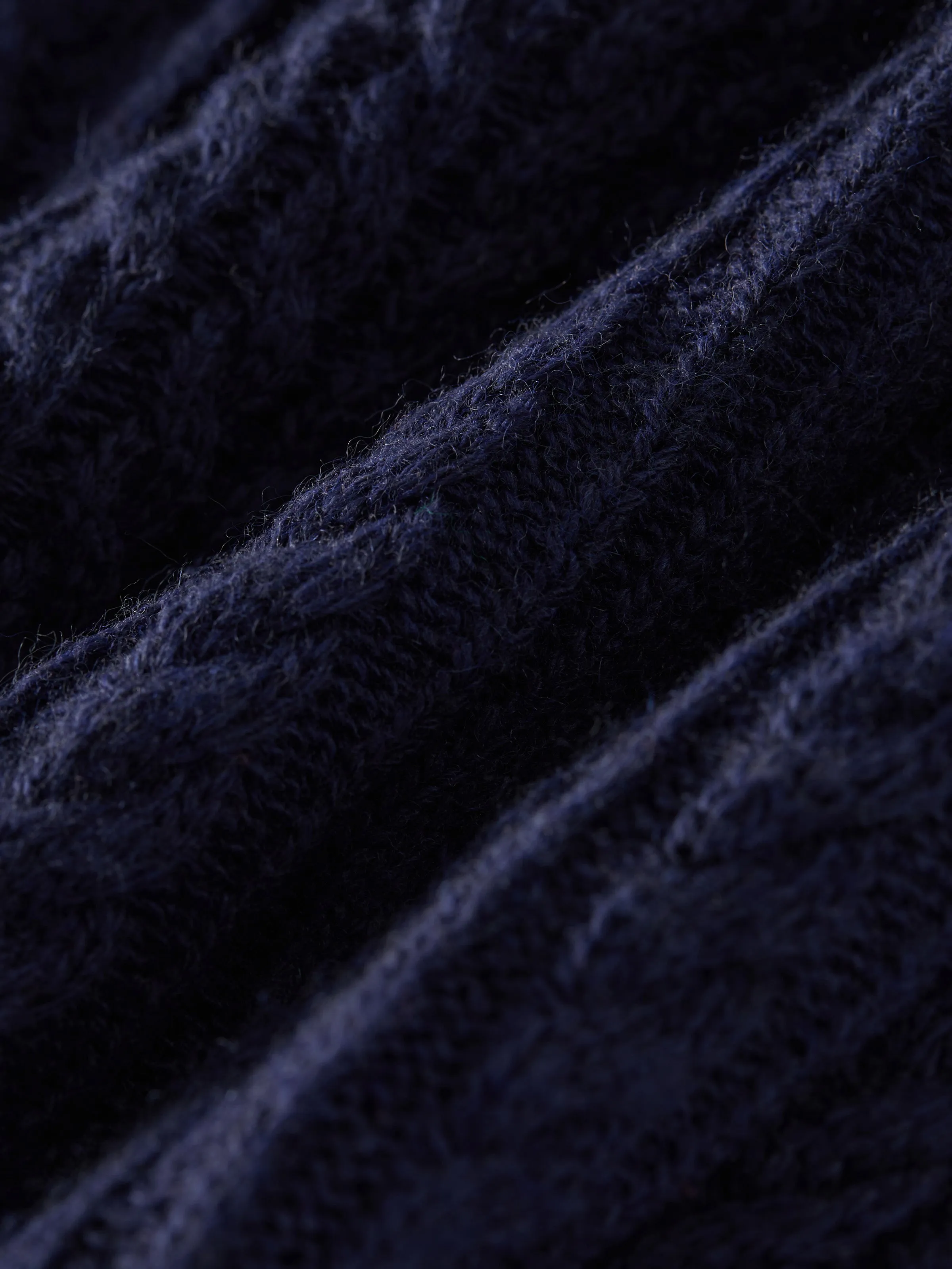 The Cable Knit Sweater in Blue