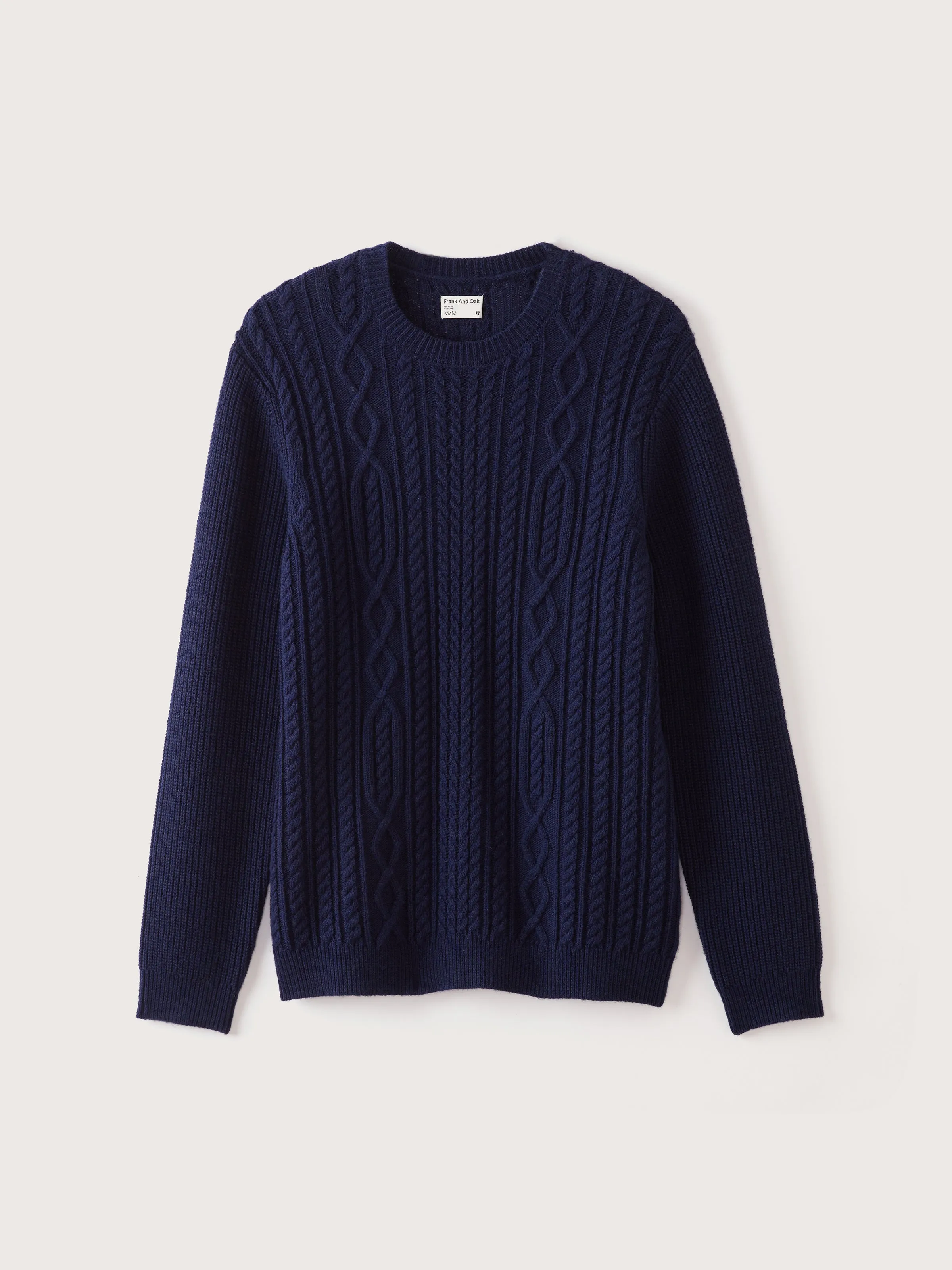 The Cable Knit Sweater in Blue