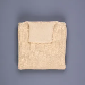 The Real McCoy's Fisherman's Turtle Neck Sweater Ecru