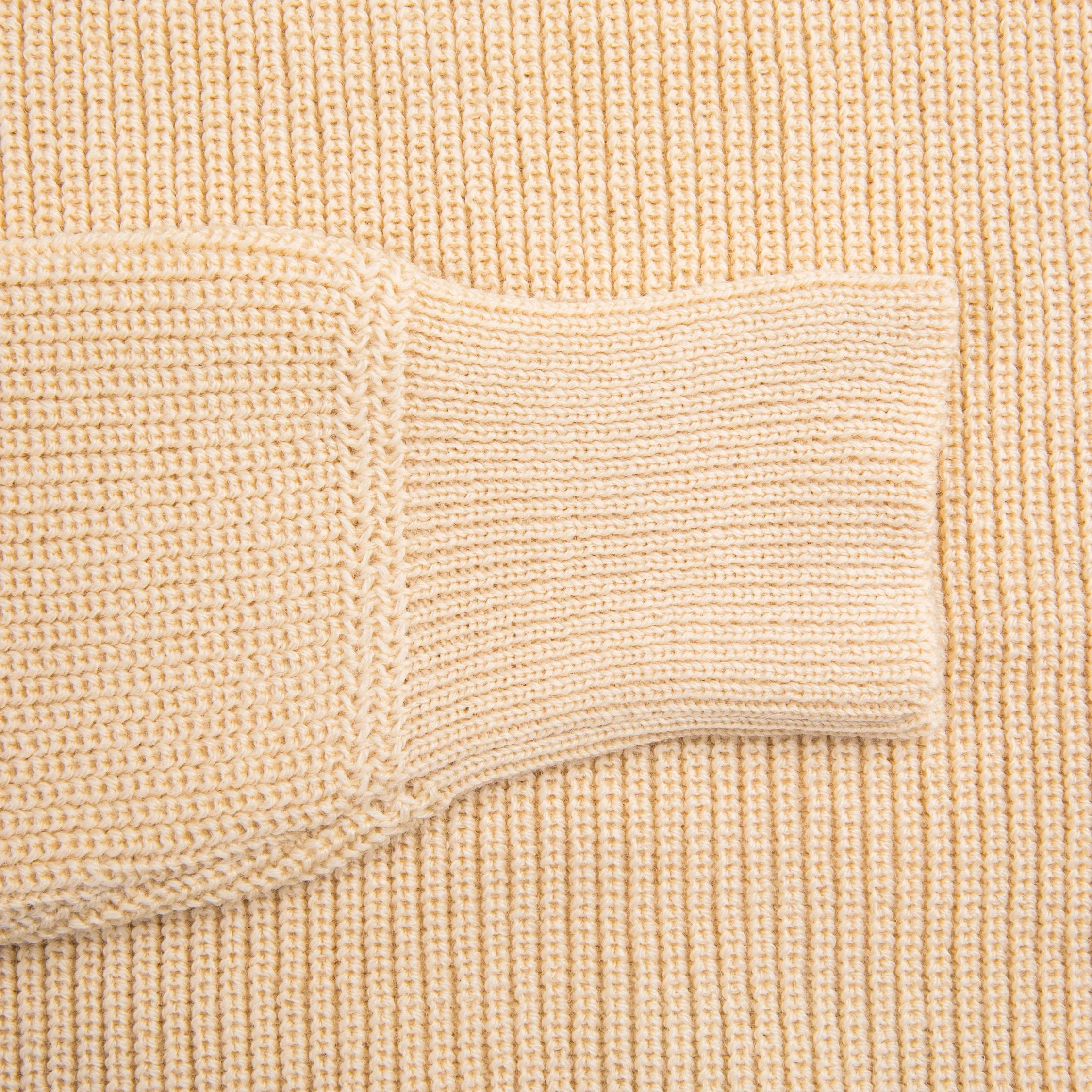 The Real McCoy's Fisherman's Turtle Neck Sweater Ecru