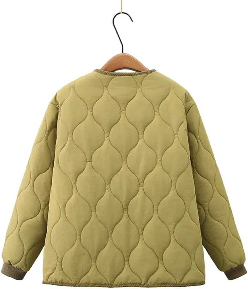Thermal Down Cotton Parkas Women Autumn Winter Padded Coat Wadded Jacket