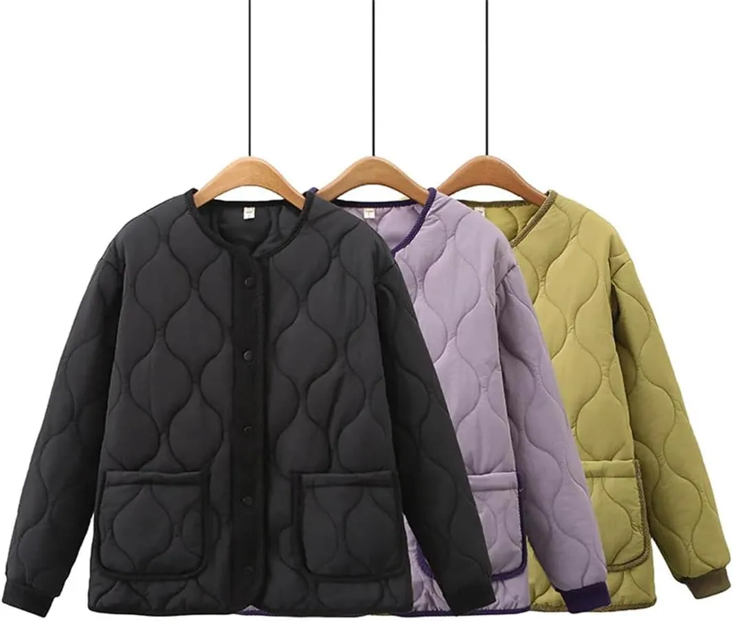Thermal Down Cotton Parkas Women Autumn Winter Padded Coat Wadded Jacket
