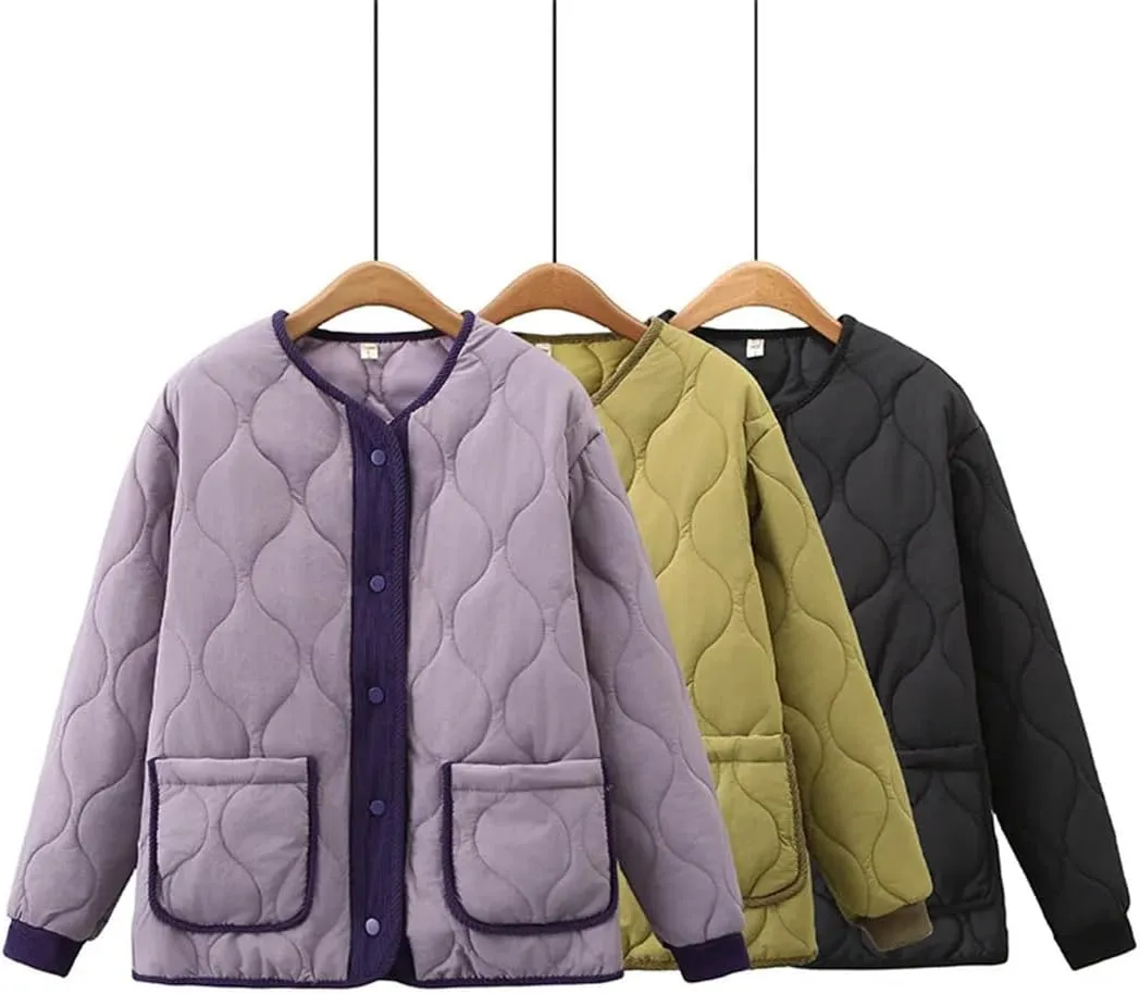 Thermal Down Cotton Parkas Women Autumn Winter Padded Coat Wadded Jacket