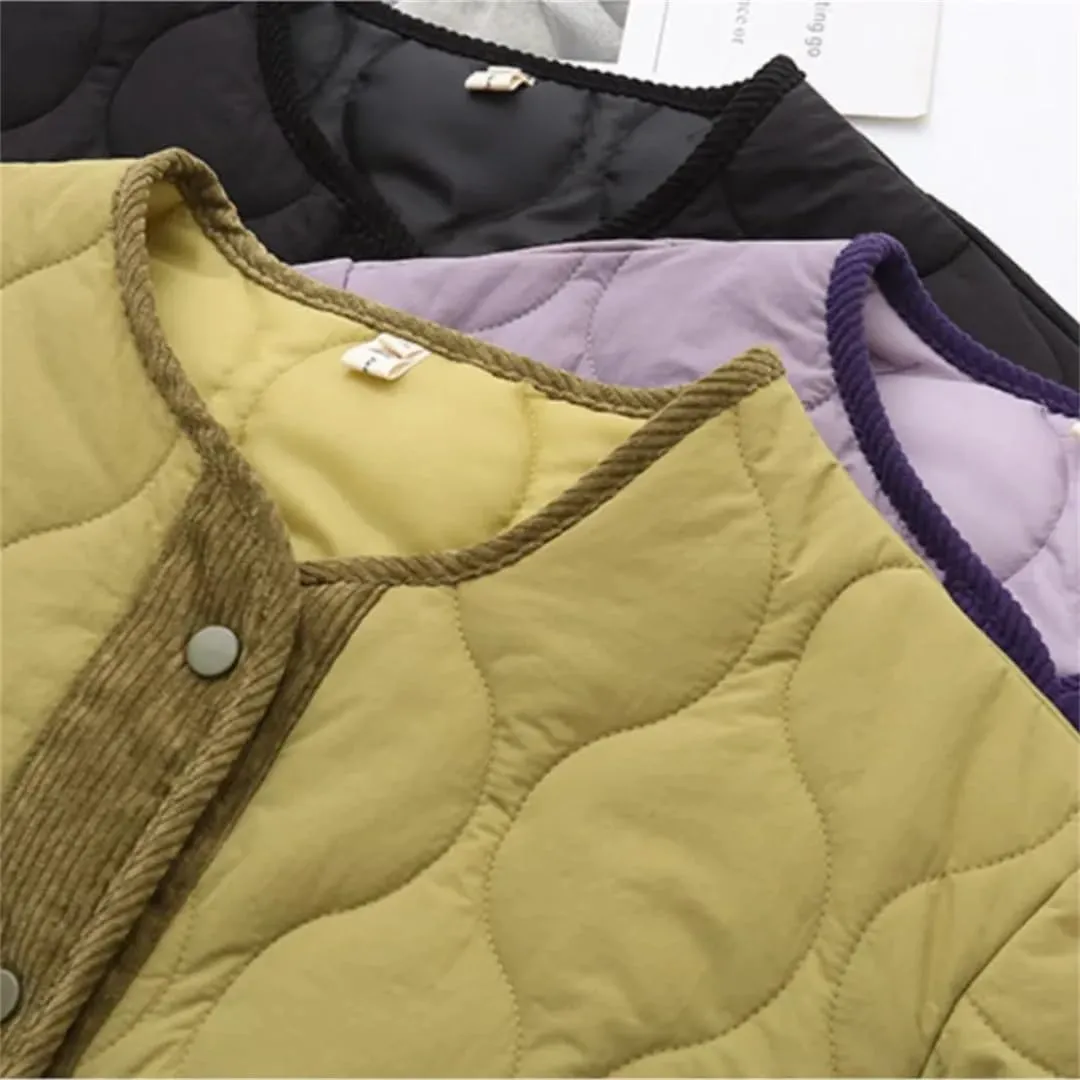 Thermal Down Cotton Parkas Women Autumn Winter Padded Coat Wadded Jacket