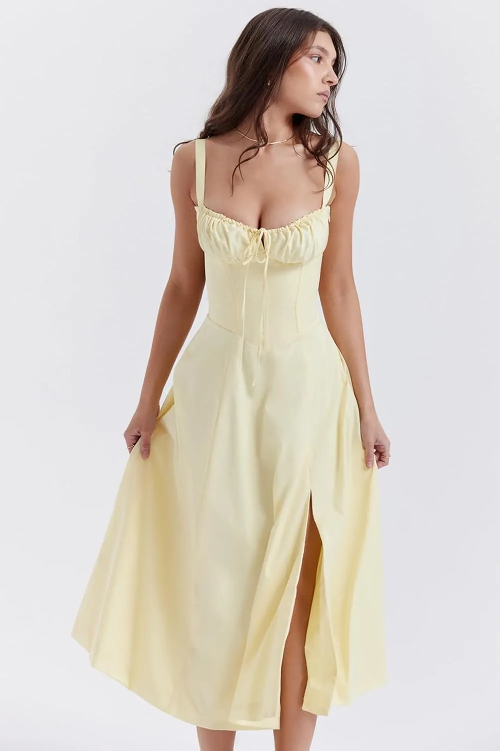 TICBRY Print Bustier Dress Women Sexy Strap Backless Slim Maxi Dress Summer Elegant Sleeveless Evening Club Party Sundress