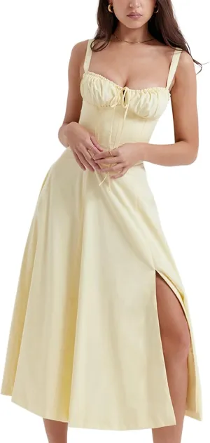 TICBRY Print Bustier Dress Women Sexy Strap Backless Slim Maxi Dress Summer Elegant Sleeveless Evening Club Party Sundress