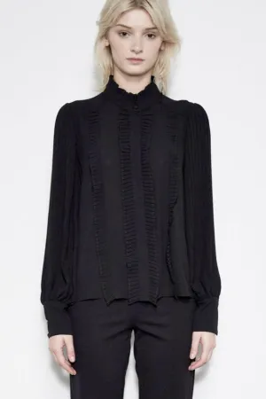 Tuxedo Blouse