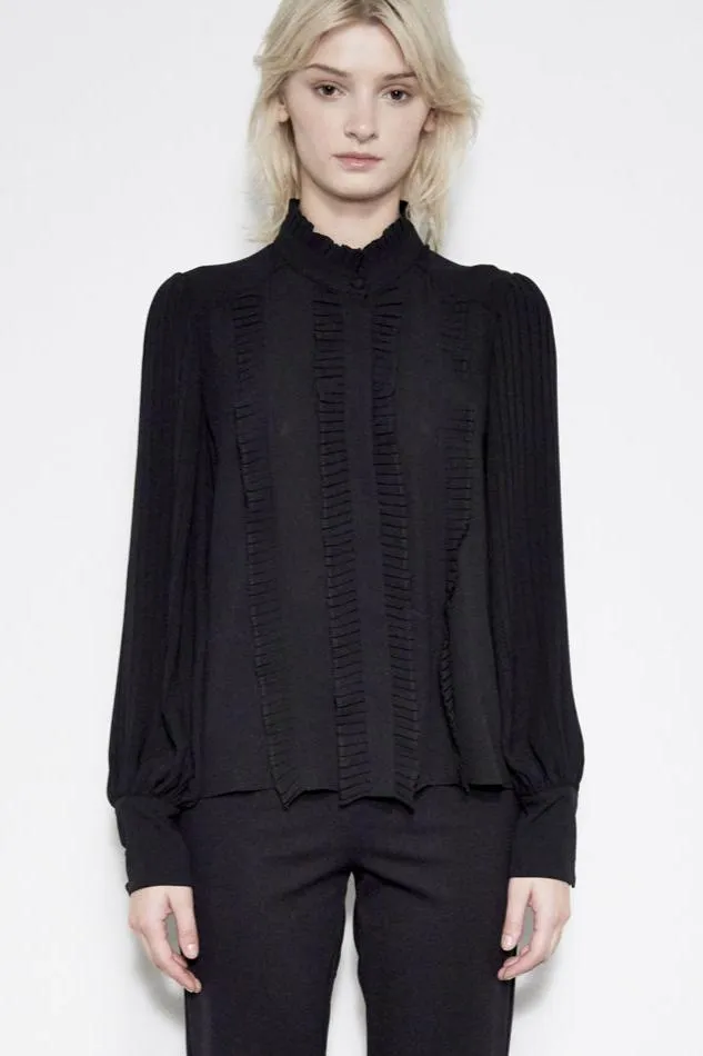 Tuxedo Blouse