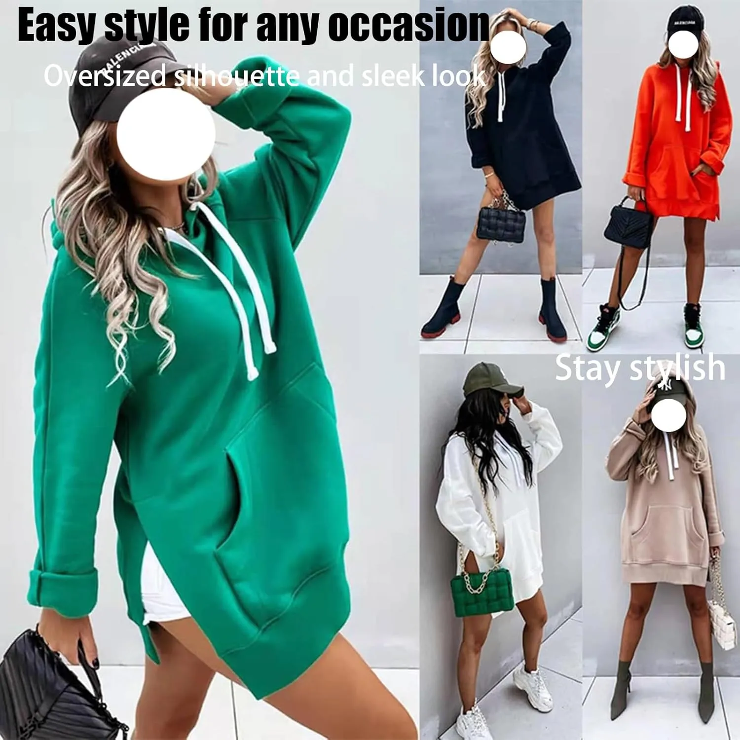Warmy Oversized Hoodies, Oversized Dress Hoodies Women, Warmy Oversized Hoodie Dress Women Pockets