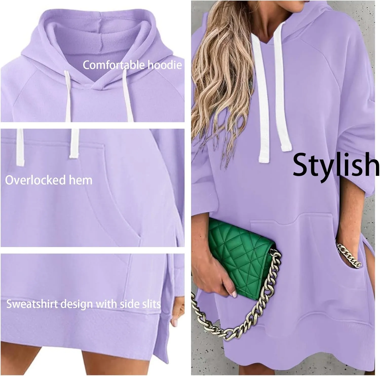 Warmy Oversized Hoodies, Oversized Dress Hoodies Women, Warmy Oversized Hoodie Dress Women Pockets