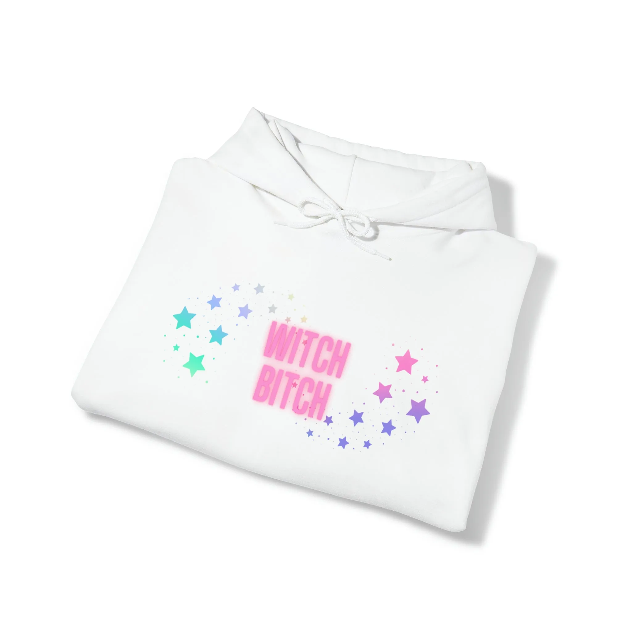 Witch Bitch Stars Unisex Heavy Blend Hooded Sweatshirt