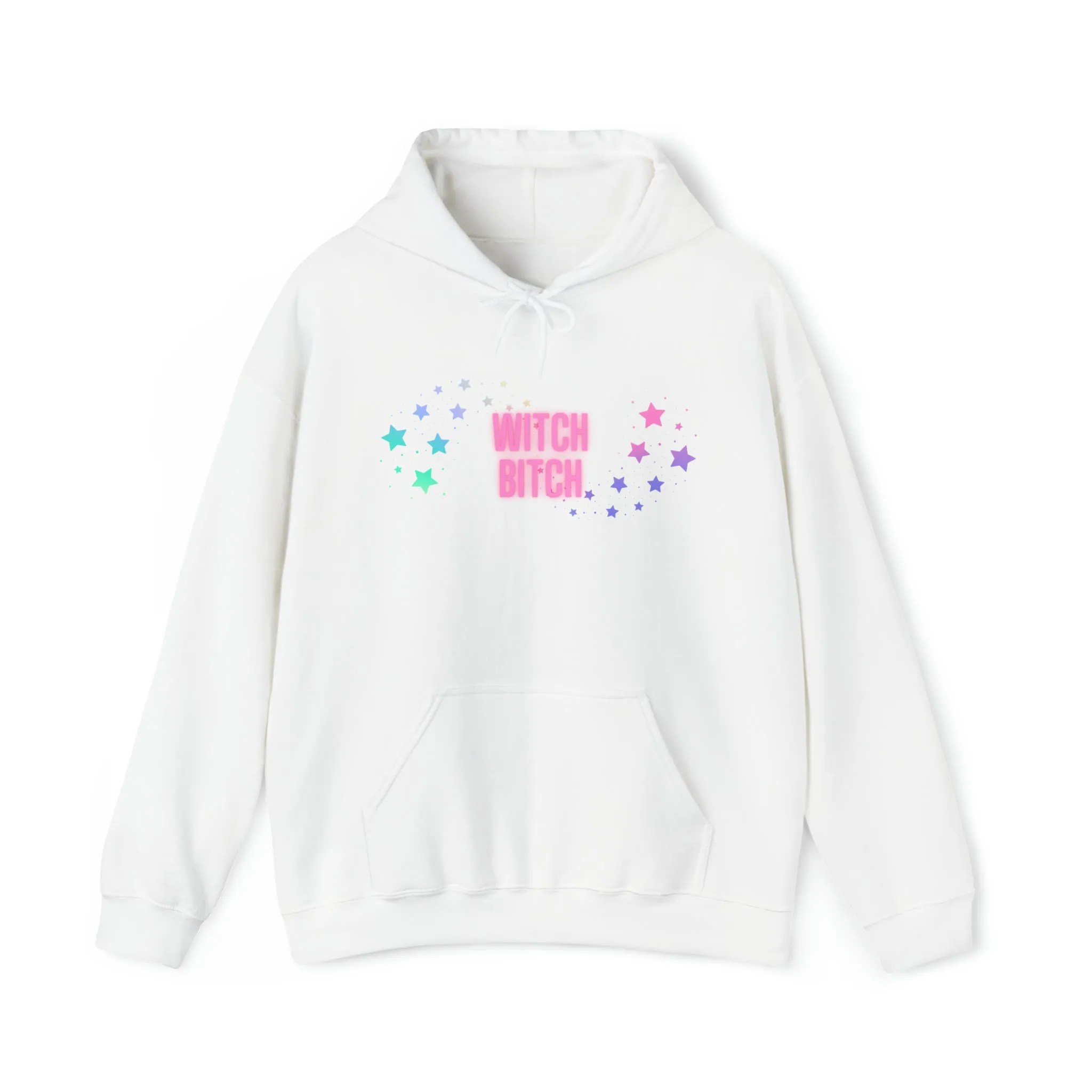 Witch Bitch Stars Unisex Heavy Blend Hooded Sweatshirt
