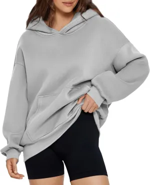 Women's Oversized Hoodies Fashion Sweatshirts Fall Casual Long Sleeve Cute Pullover Hoodie With Pocket