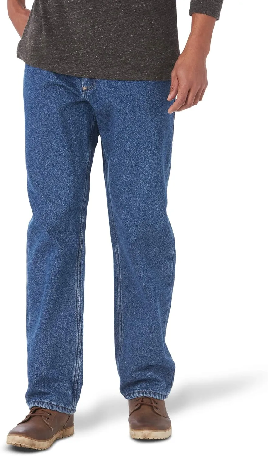 Wrangler Authentics Men's Fleece Lined Five Pocket Jean