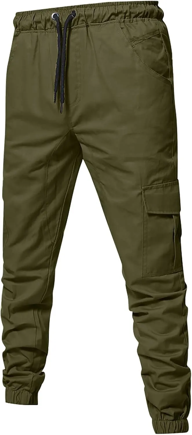 Ymosrh Mens Pants Relaxed Fit Solid Color Ripped Holes Frayed Gradient Washed Trousers Men's Chino Pants Regular